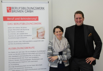 Senatorin Frau Dr. Claudia Bogedan zu Gast im Berufsbildungswerk Bremen